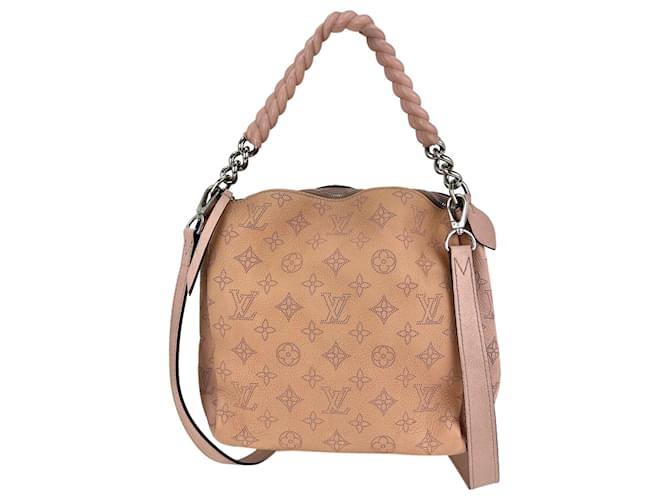 Louis Vuitton Handtasche Babylone Mahina Chain Bb Magnolia Pink Umhängetasche A993D Leder  ref.641257
