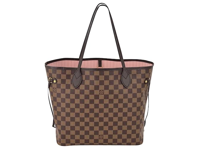 Louis Vuitton Louis Vuitton Bag Neverfull Mm Damier Ebene Canvas Tote Added Insert N41603a1002  Leather  ref.641317