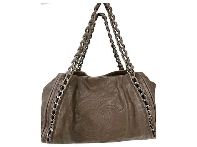 Chanel Modern Chain Tote Calfskin East West