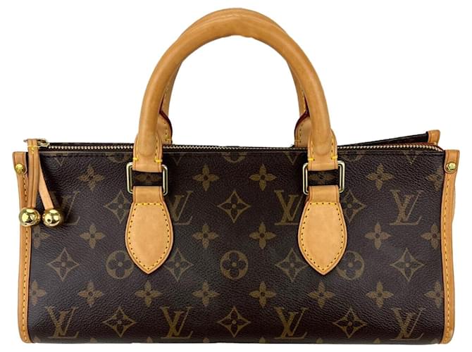 Louis Vuitton Louis Vuitton Sac à main Popincourt Monogram Canvas Crossbody Bag Added Chain A981  Cuir  ref.641343