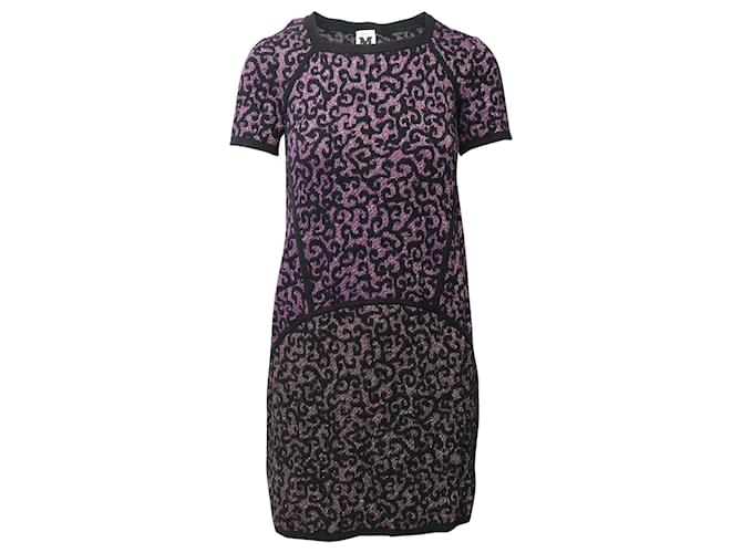 M Missoni Knitted Dress in Purple Polyamide Nylon  ref.641376