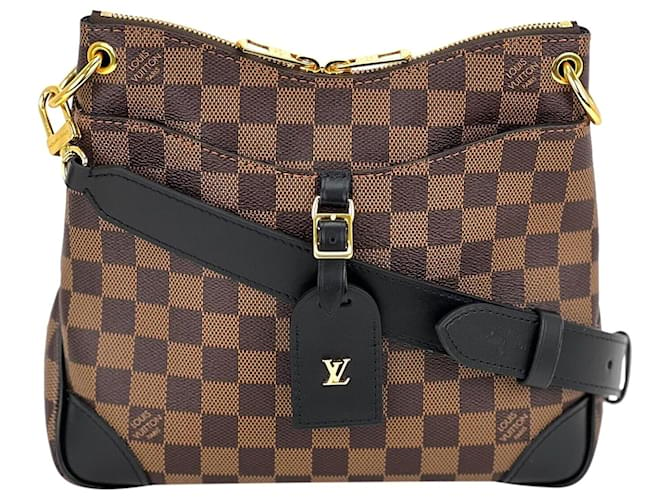 Louis Vuitton Crossbody Odeon Nm Pm Damier Ebene Shoulder Crossbody Bag A980  Leather  ref.641414