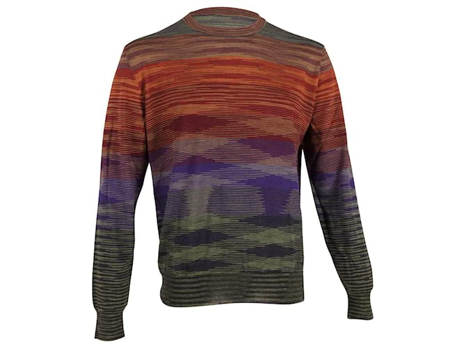 Missoni Crewneck Sweater in Multicolor Wool Multiple colors  ref.641443