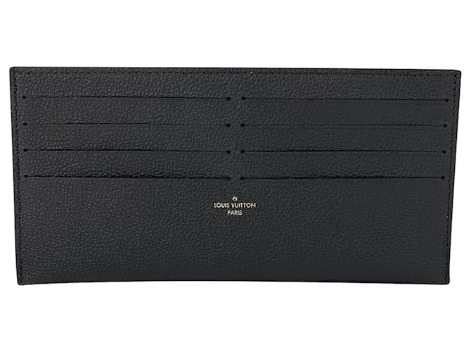 Louis Vuitton Wallet Credit Card Insert Black Empriente Leather