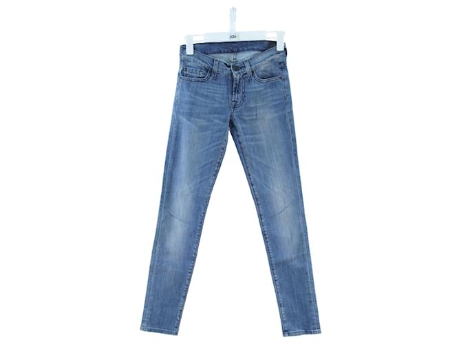 Jeans 7 for all mankind 26 Blue Cotton  ref.641683