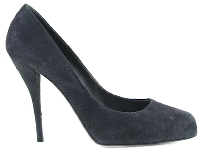 DIOR heels 39 Grey Leather  ref.641776