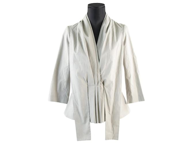 Kenzo jacket 38 Grey Cotton  ref.641861