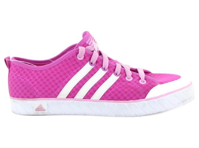 Adidas Turnschuhe 40 Pink Leinwand  ref.641893