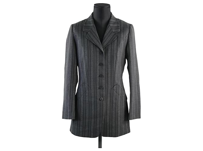 Kenzo jacket 36 Grey Wool  ref.641933