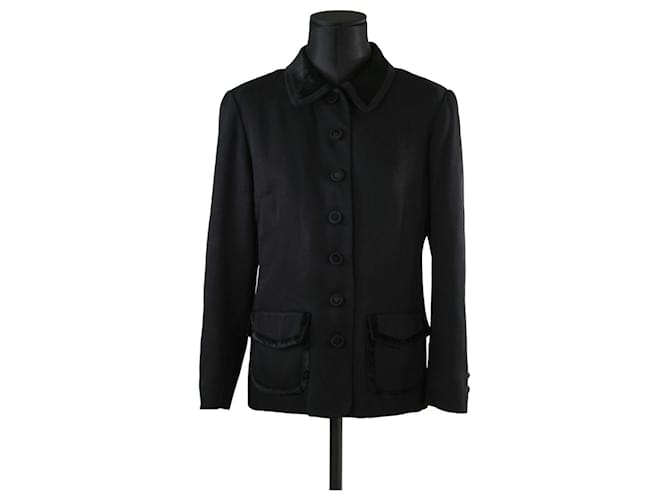 chaqueta Kenzo 40 Negro Lana  ref.642327