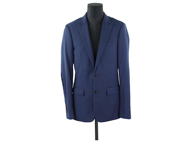 Jacket Sandro 46 Blue Wool  ref.642361