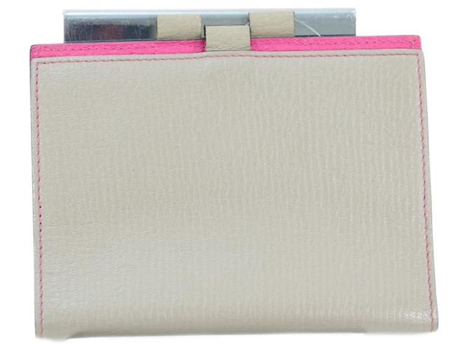 Hermès passport case Pink Leather  ref.642562
