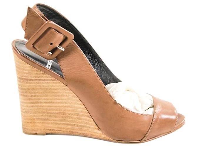 PIERRE HARDY sandals 36 Brown Leather ref.642693 - Joli Closet