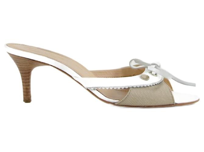Tod'S Sandals 35 White Leather  ref.642984