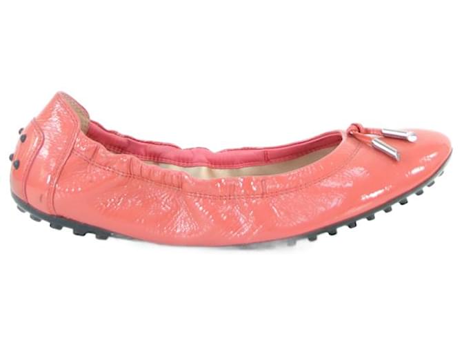 Ballerinas Tod's 38 Pink Leather  ref.643054