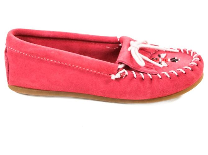 Minnetonka Loafers 34.5 Pink
