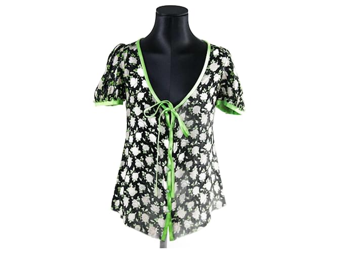 Top Dolce & Gabbana S Green Silk  ref.643312