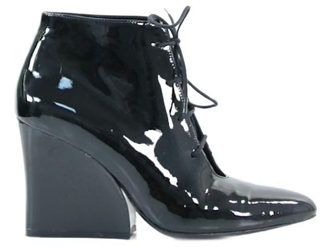 Boots Robert Clergerie 37.5 Black Leather  ref.643359