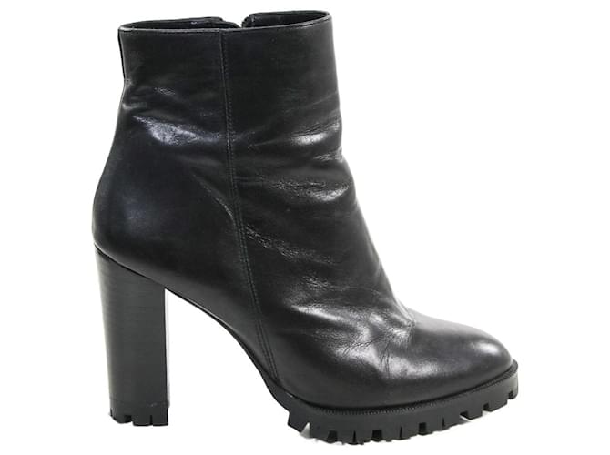 Boots The Kooples 39 Black Leather  ref.643440