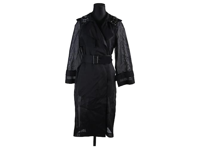Louis Vuitton jacket 34 Black Silk  ref.643936