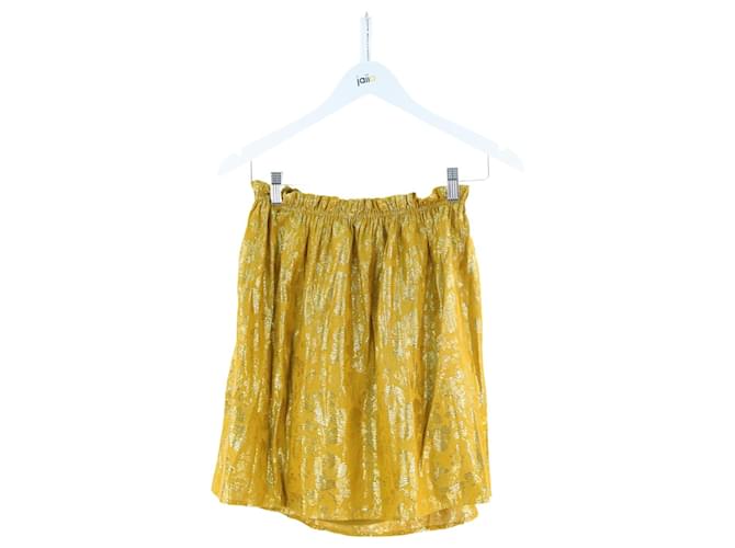 Des Petits Hauts Little Tops Skirt 1 Yellow  ref.644144