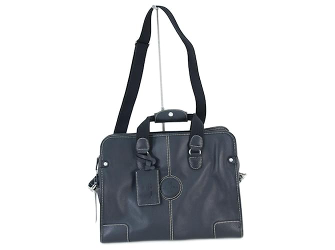 Lancel Travel Bag Black Leather  ref.644190