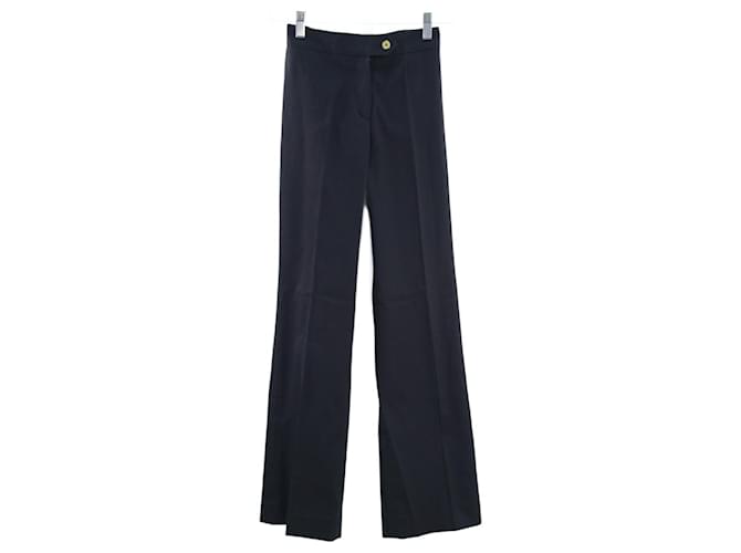 Pantaloni per pantaloni Givenchy 36 Blu Cotone  ref.644544