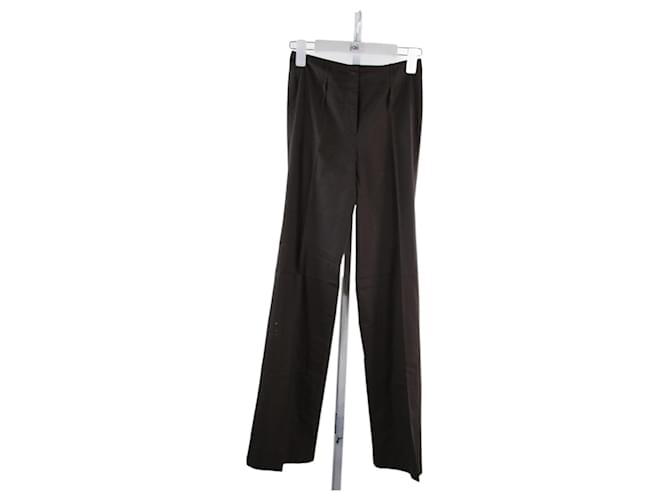 Trousers Barbara Bui XS Brown Cotton  ref.644584