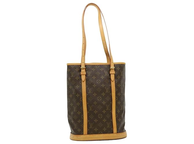 Louis Vuitton Bucket Brown Cloth  ref.644761