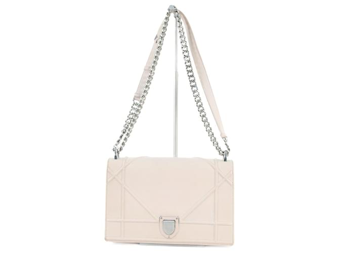 Diorama DIOR handbag Pink Leather  ref.644812