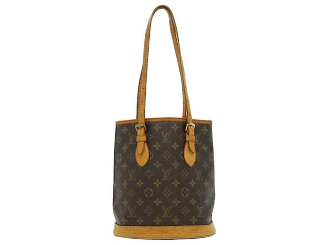 Louis Vuitton Bucket PM Brown Cloth  ref.644935