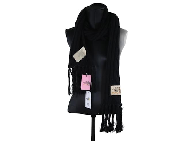 Gucci X The North Face Scarf Black Wool  ref.645031