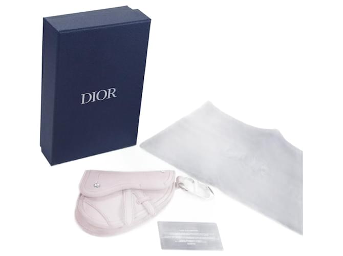 Saddle Dior coin purse Pink Leather  ref.645158
