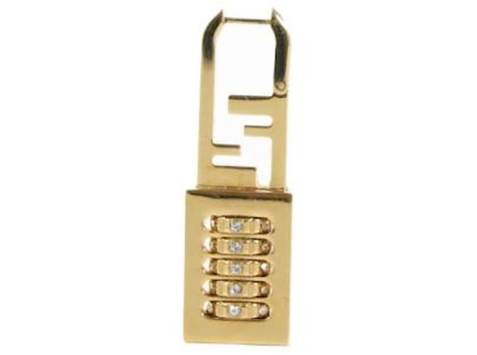 Fendi earrings Golden Metal  ref.645699