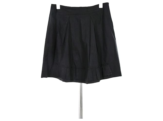 Miu Miu skirt 42 Black Cotton  ref.646164