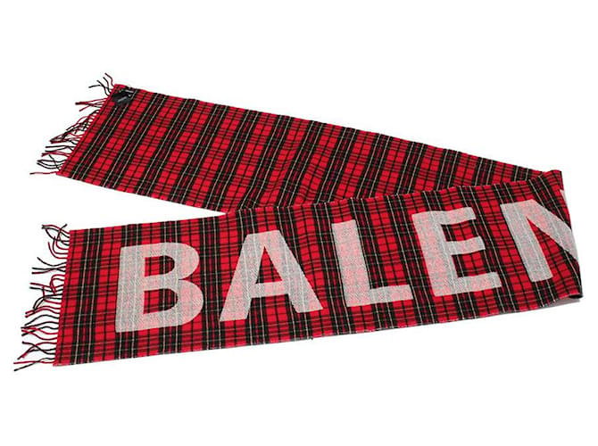 Balenciaga Scarves Red Wool  ref.646270