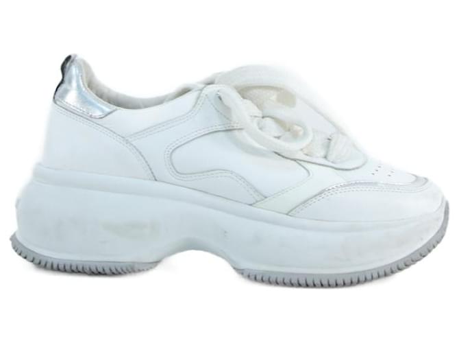 Hogan sneakers 37 White Leather  ref.646340