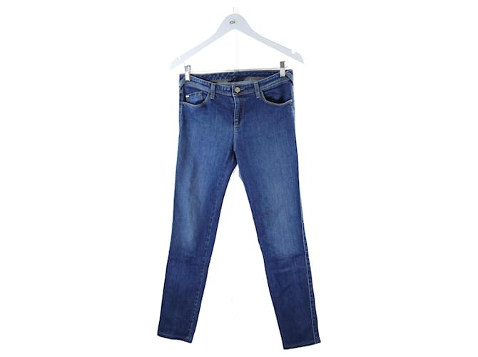 Armani Jeans 27 Blau Baumwolle  ref.646359