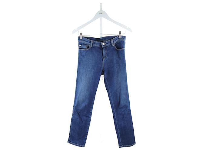 Armani Jeans 27 Blau Baumwolle  ref.646360