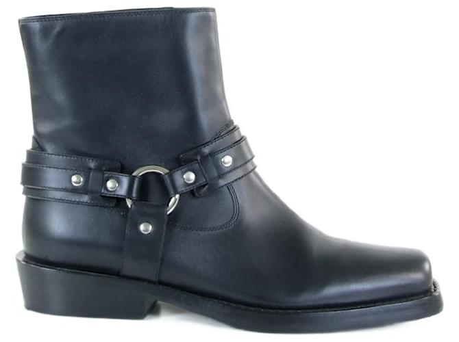 Paco Rabanne boots 39 Black Leather  ref.646558