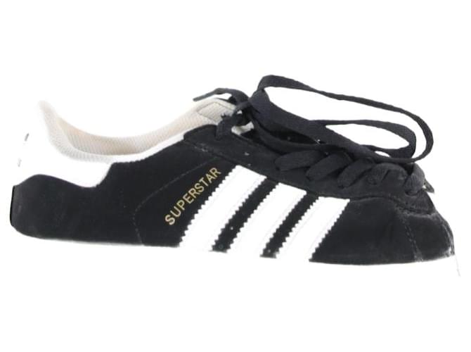 Adidas sneakers 38 Black Leather  ref.646573