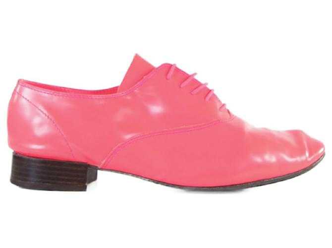 Repetto derbies 39 Pink Leather  ref.646751