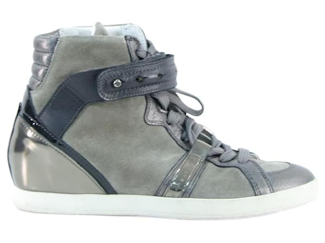 Barbara Bui sneakers 35.5 Grey Leather  ref.646794