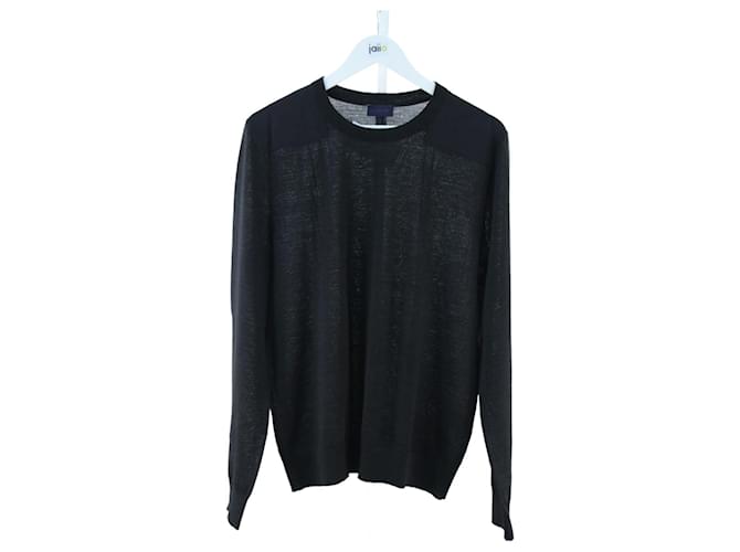 Lanvin sweater L Grey Wool  ref.646801