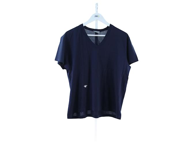 Camiseta Dior XXL Azul Algodón  ref.646814