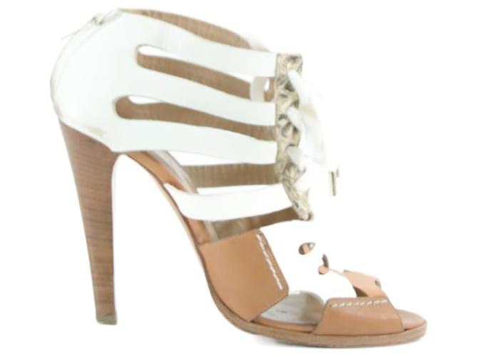 Vanessa Bruno sandals 39 Beige Leather  ref.646836