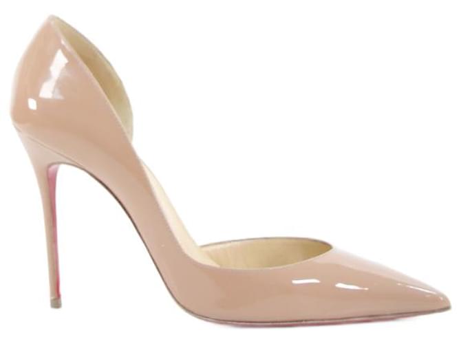 Christian Louboutin pumps 39.5 Beige Leather  ref.646841