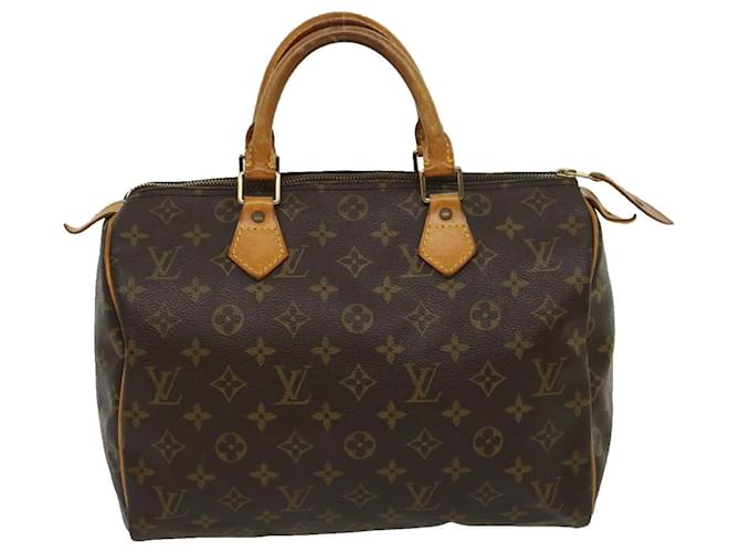 Louis Vuitton Speedy 30 Brown Cloth ref.646899 - Joli Closet