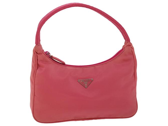 PRADA Hand Bag Nylon Pink Auth yk4950  ref.647156