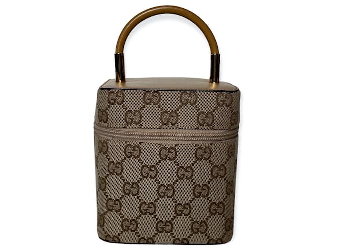 Gucci Handbags Brown Cloth  ref.647539